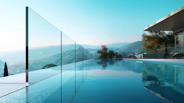 Barrière de piscine : un modèle en verre pour allier sécurité et esthétisme