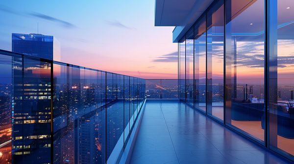 Garde-corps en verre : son impact sur la valeur d'un logement